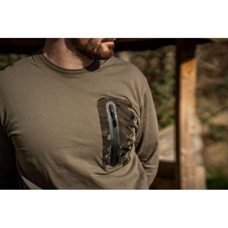 Nash ZT HD Long Sleeve T Shirt Green L