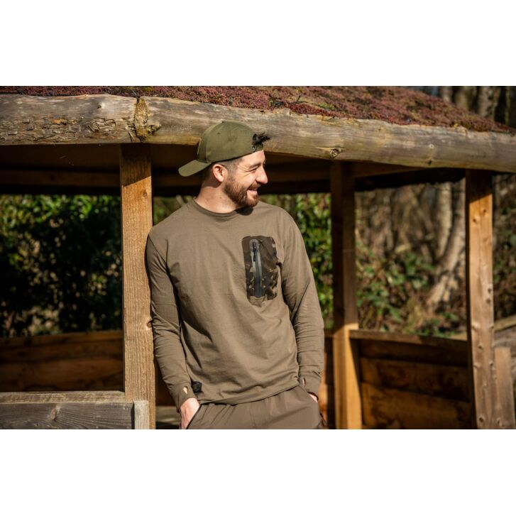 Nash ZT HD Long Sleeve T Shirt Green L