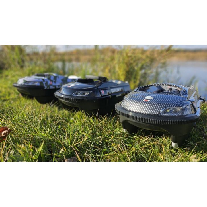 Boatman Vulcan Pro V2 Schwarz mit GPS und Echolot