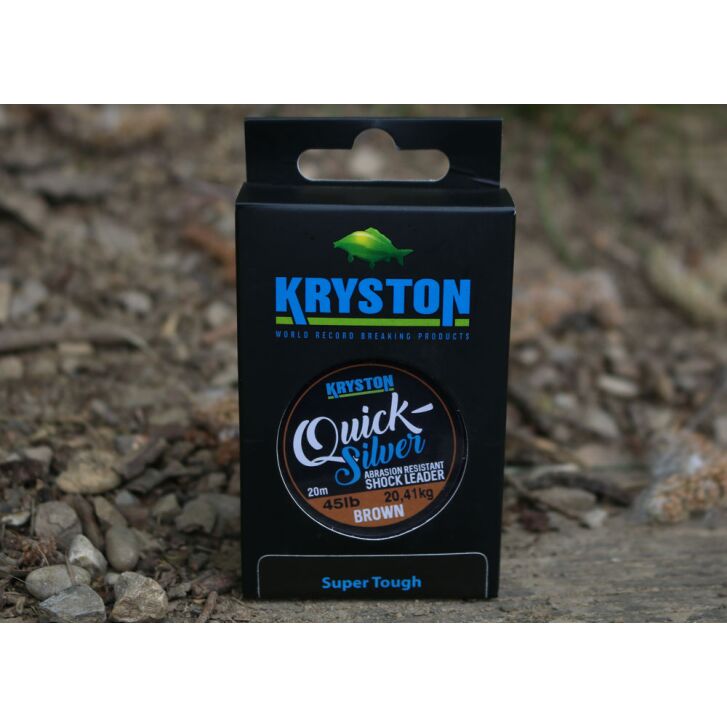 Kryston 10m Quicksilver Gold Coated Shock L. Brown