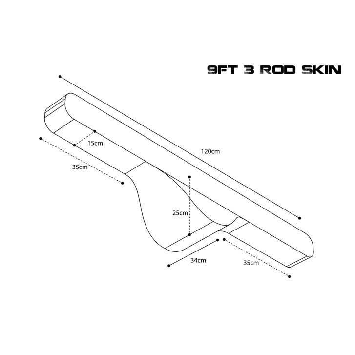 Nash Scope OPS Soft Protect 9ft 3 Rod Skin