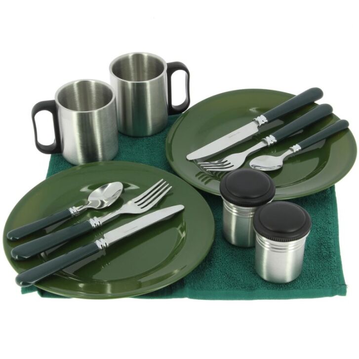NGT Besteck und Geschirr Set Deluxe