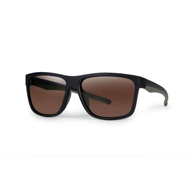 Fox Collection Green Black Shades - Grey Lens