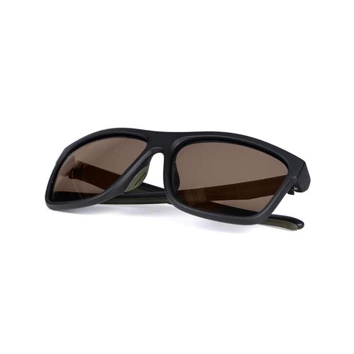 Fox Collection Green Black Shades - Grey Lens
