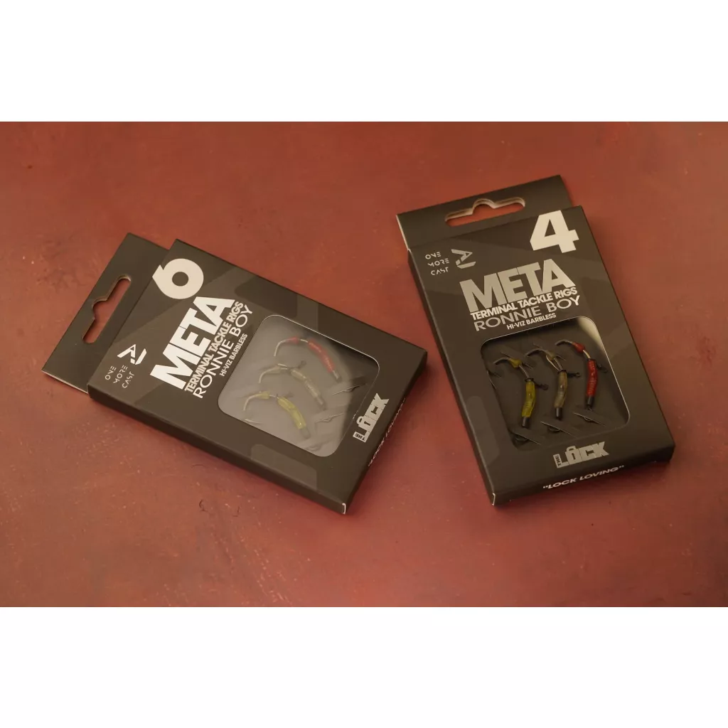 One More Cast Lock Hook Ronnie Boys Hi-Viz Pack Size 2 Barbed | Haken