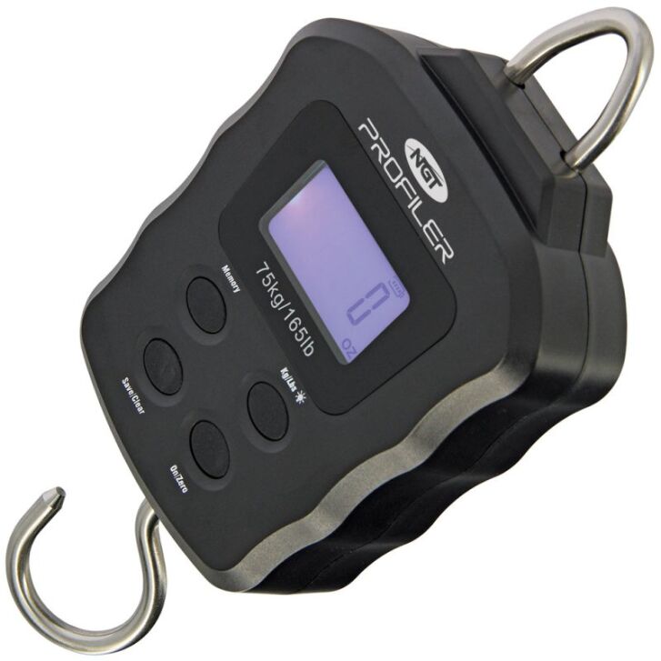 NGT Profiler Waage - Digital 165lb / 75kg mit Neoprenetasche