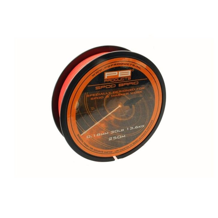 PB Products Spod Braid 0,18mm 30lb 250m Fluo Orange