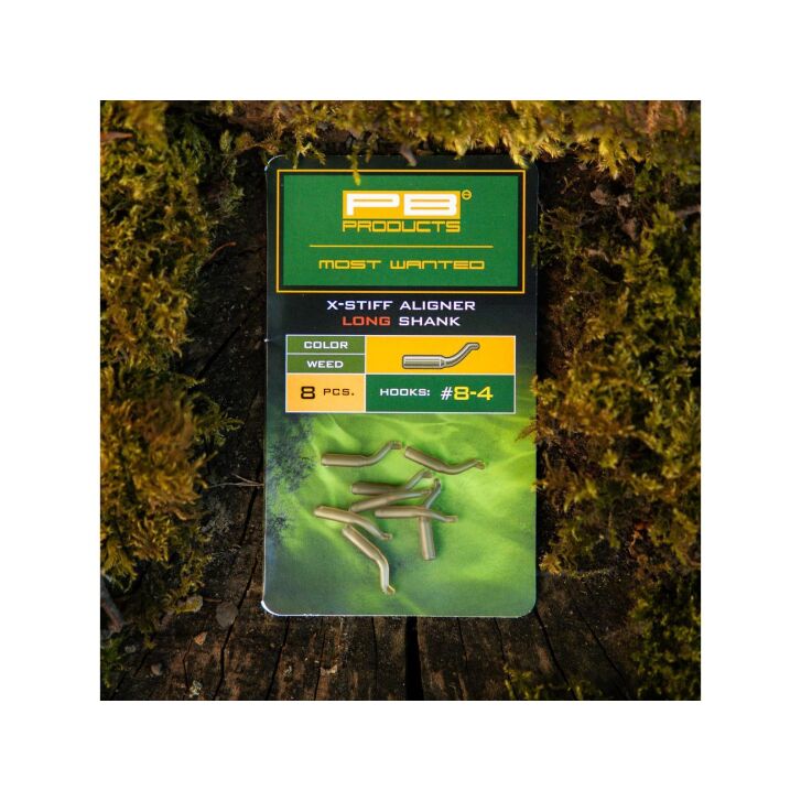 PB Products X-Stiff Aligners Long Shank Hakengröße 1-4 Weed 8 Stück