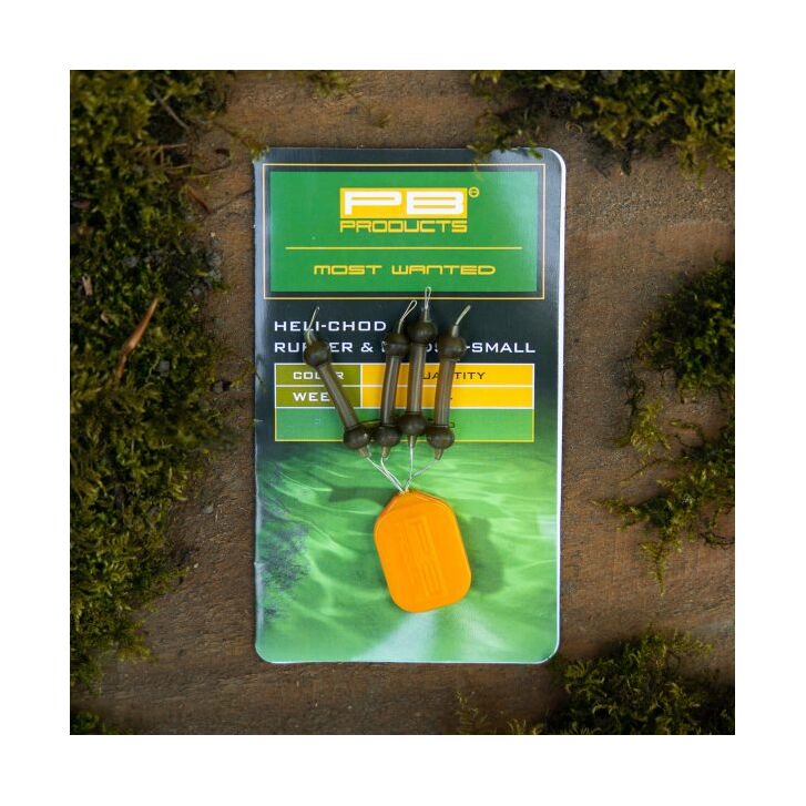 PB Products Heli-Chod X-small Rubber & Beads Weed 3 Stück