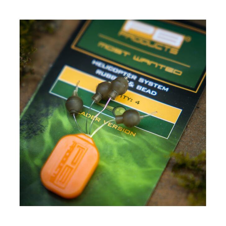 PB Products Helicopter System Rubber & Bead Weed 4 Stück