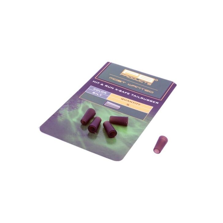 PB Products Hit & Run Xtra Safe Tailrubbers Silt 5 Stück