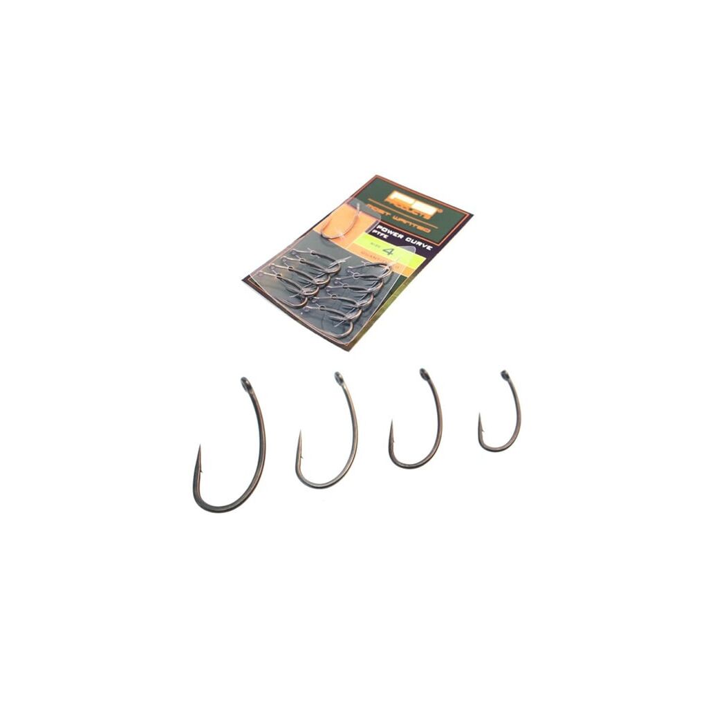 PB Products Power Curve Hook PTFE Größe 6 10 Stück | Haken