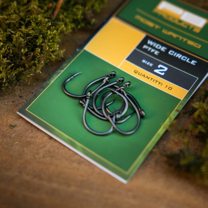PB Products Wide Circle Hook PTFE Größe 2 10 Stück