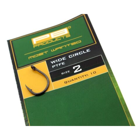 PB Products Wide Circle Hook PTFE Gr&ouml;&szlig;e 8 10...