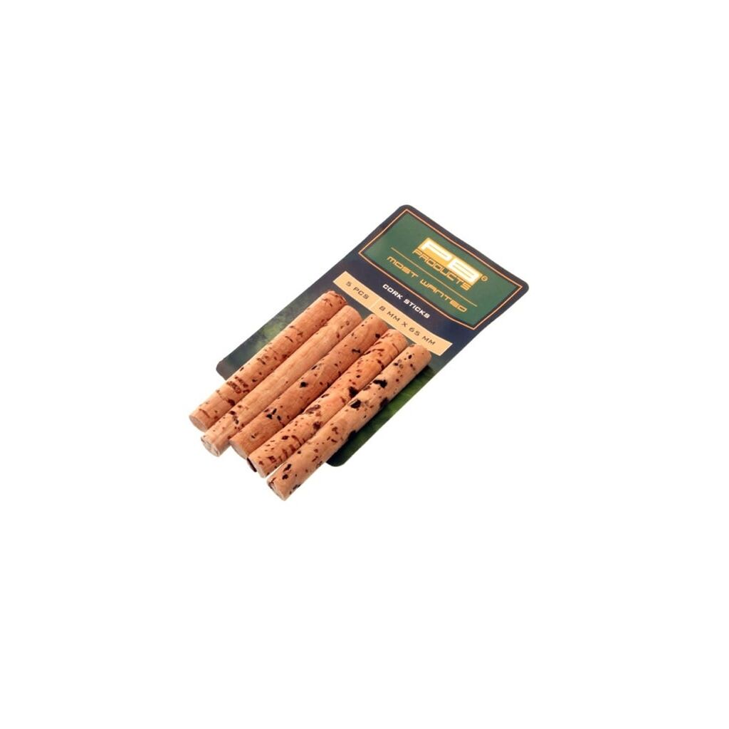 PB Products Corksticks 8mm x 65mm 5 stuks | Onderlijn Accessoires