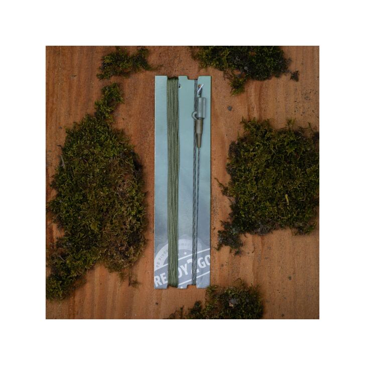 PB Products R2G Kevlar/SR Leadclip Knotless Leader  10m + 1m 1 Stück Weed