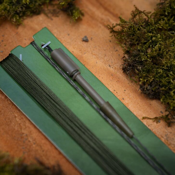 PB Products R2G Kevlar/SR Inline Knotless Leader 10m Silt + 1m 1 Stück Weed