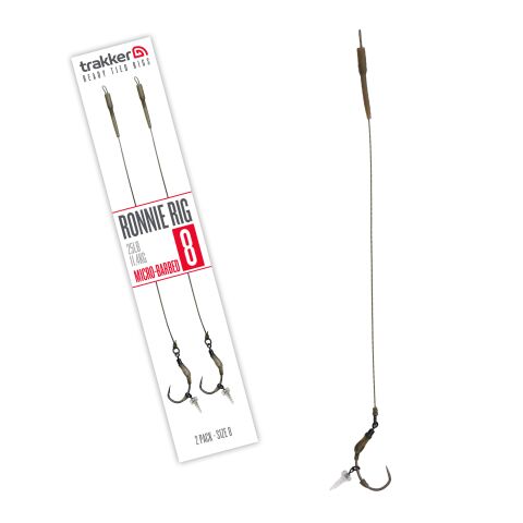 Trakker Ronnie Rig 2 Pack Size 8 (Micro Barbed)