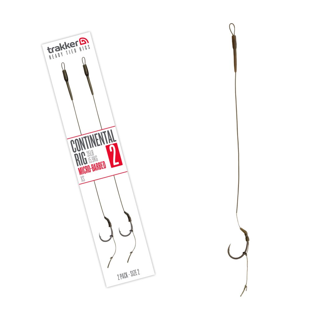 Trakker Continental Rig 2 Pack Size 2 (Micro Barbed)