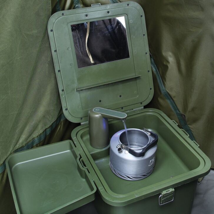 NGT Bivvy Sink mobiles Bivvy Waschbecken ohne Tap (Wasserhahn)