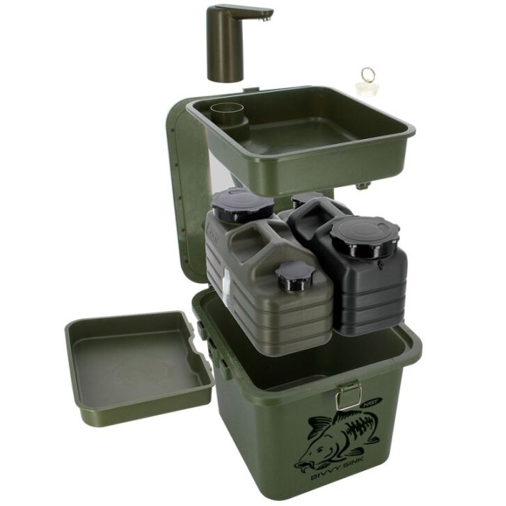 NGT Bivvy Sink mobiles Bivvy Waschbecken ohne Tap