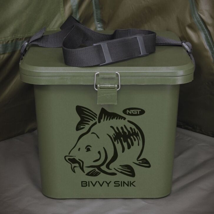 NGT Bivvy Sink mobiles Bivvy Waschbecken ohne Tap