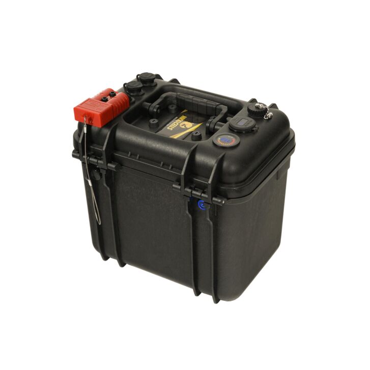 Nikkicells Bundle 12.8V 100AH Akkubox + 300W faltbares Solarpanel