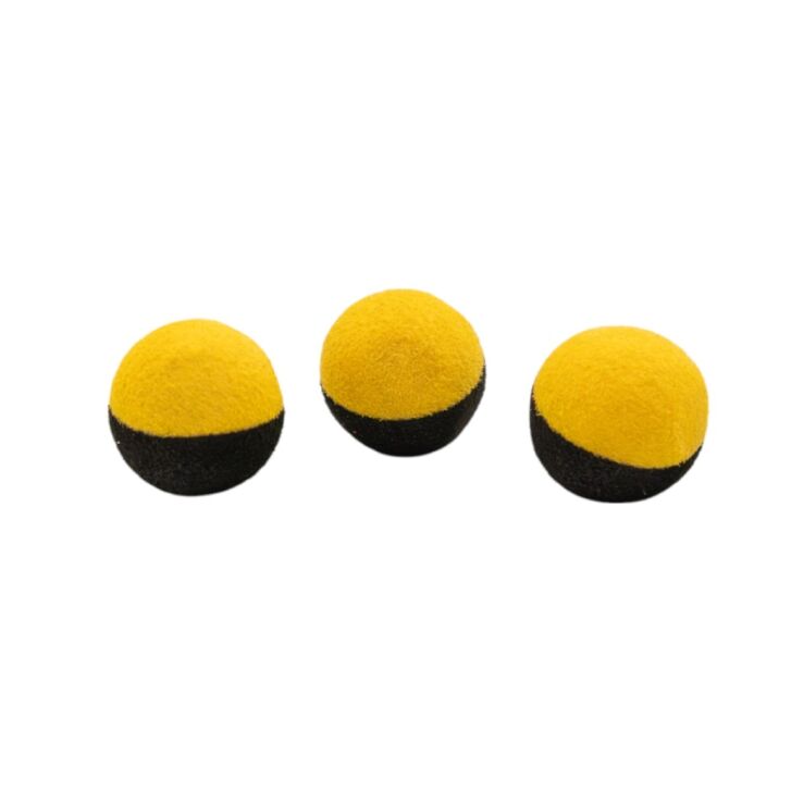 PB Products Zig Boilie 15mm Yellow/Black 6pcs