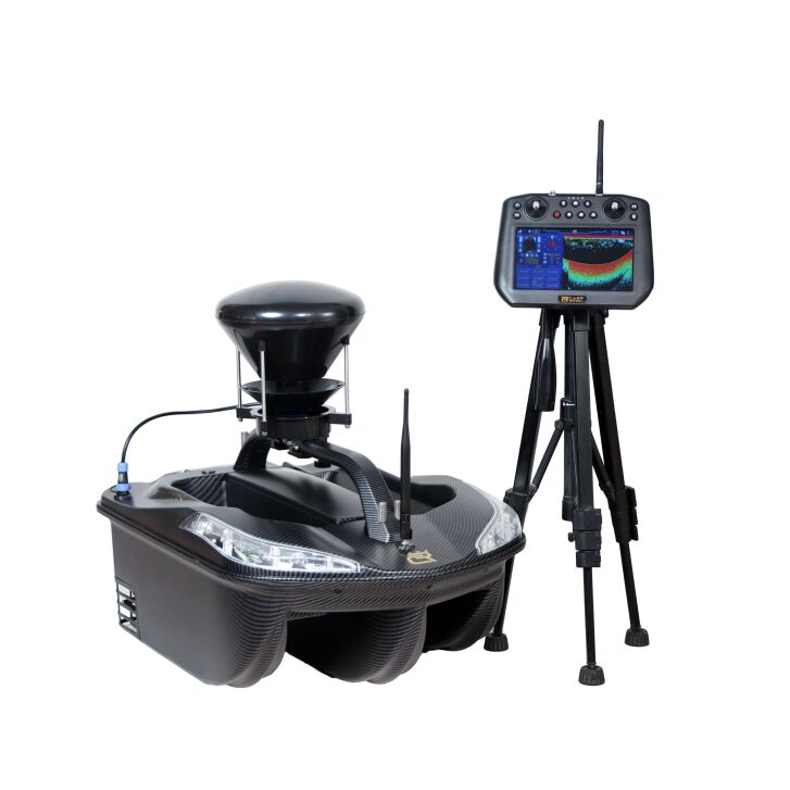 Carp Royal Falcon Pro mit elektrischer Futterschleuder und Kamera