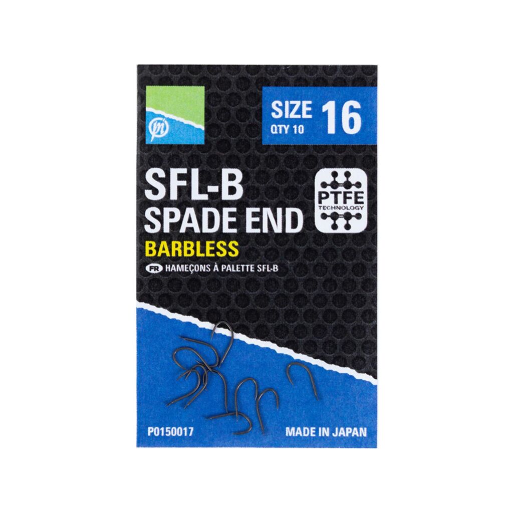 Preston Sfl-B Hooks - Size 14 - Spade End