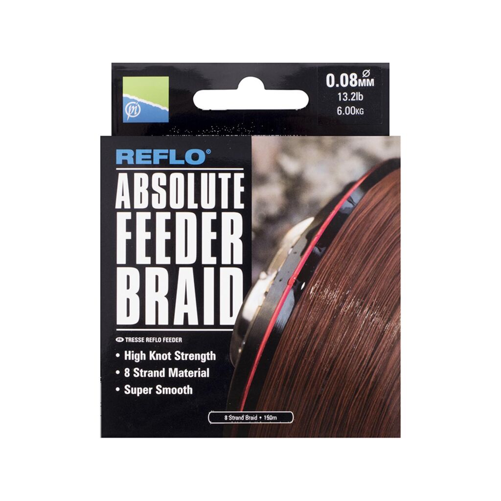 Preston Reflo Absolute Feeder Braid - 0.08mm