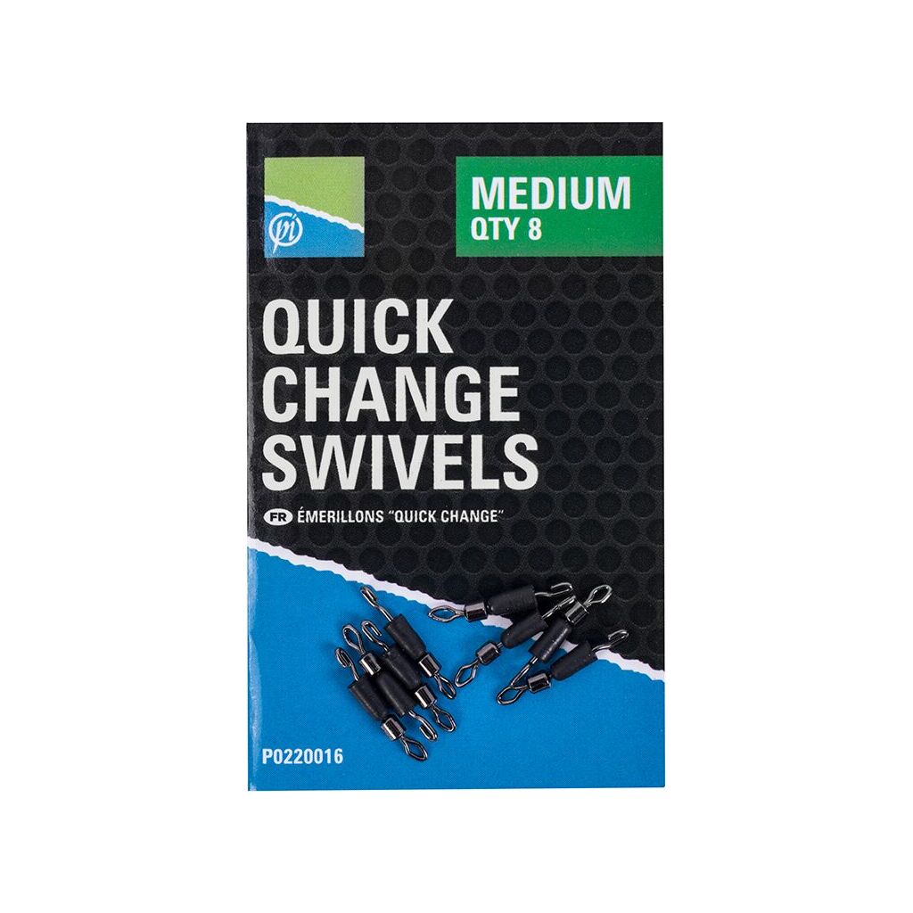 Preston Diamond Eye Match Swivels - Size 14 | Feeder & Match Endtackle | Kleine onderdelen