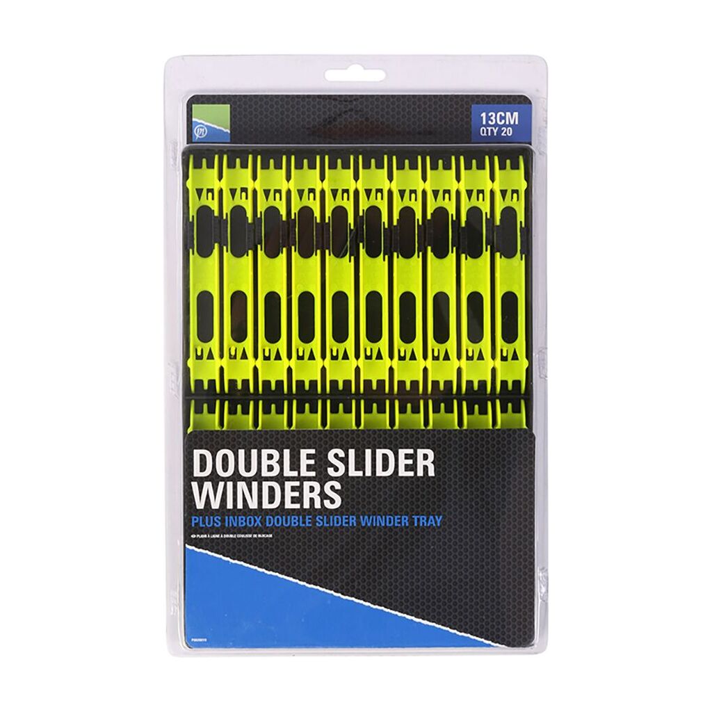 Preston Double Slider Winders - 13cm In A Tray
