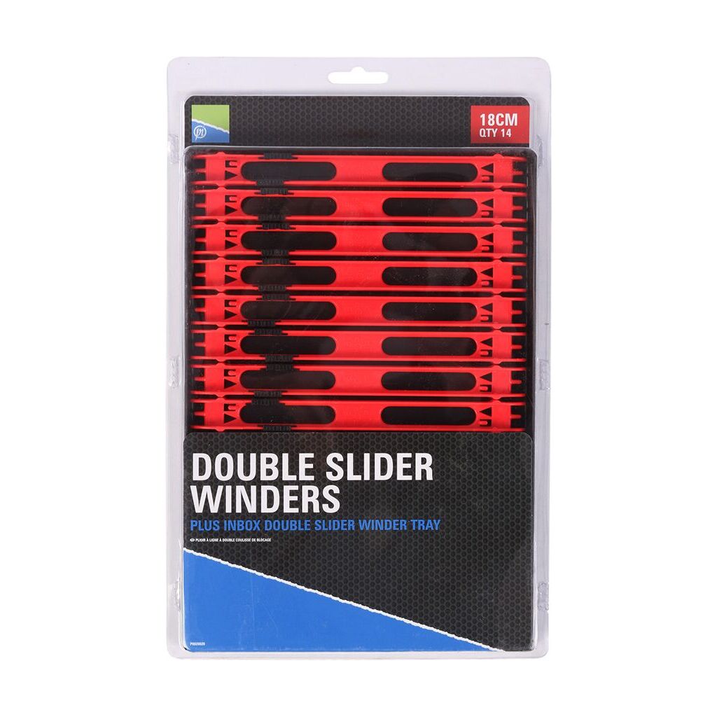 Preston Double Slider Winders - 18cm In A Tray