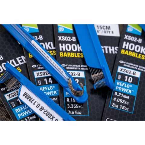 Preston 6"/15cm Mag Store Hooklength 14 Xs02-B