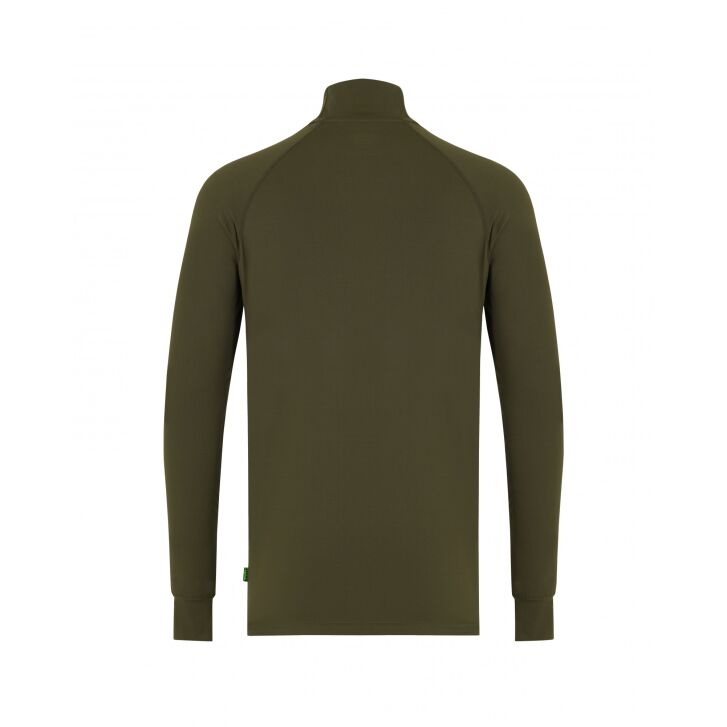 Korda Mock Neck Thermal LS Shirt | Dark Olive XXXXL