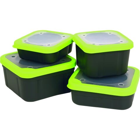 Matrix 2.2pt Grey Lime Bait Box Solid Top 2.2l