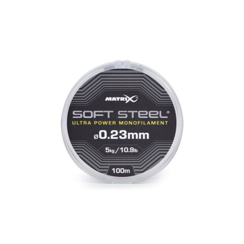 Matrix Soft Steel Ultra Power Monofilament 0.23mm 100m