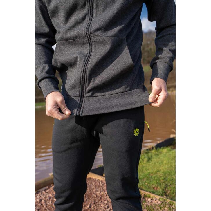 Matrix Charcoal Marl Zip Hoody
