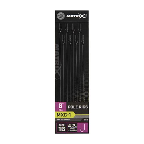 Matrix MXC-1 Size 16 Barbless / 0.145mm / 6" (15cm)...