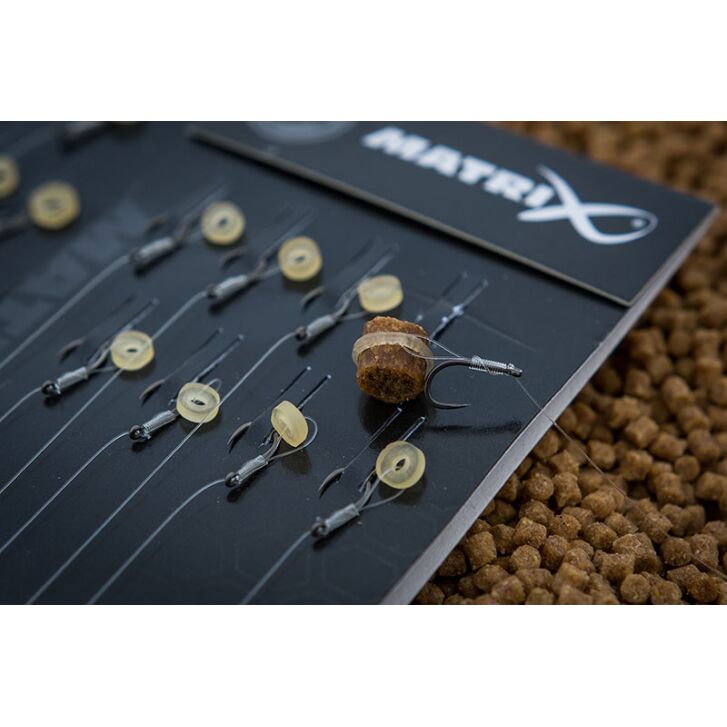 Matrix MXC-4 Size 12 Barbless / 0.23mm / 4" (10cm) / X-Strong Bait Band - 8pcs