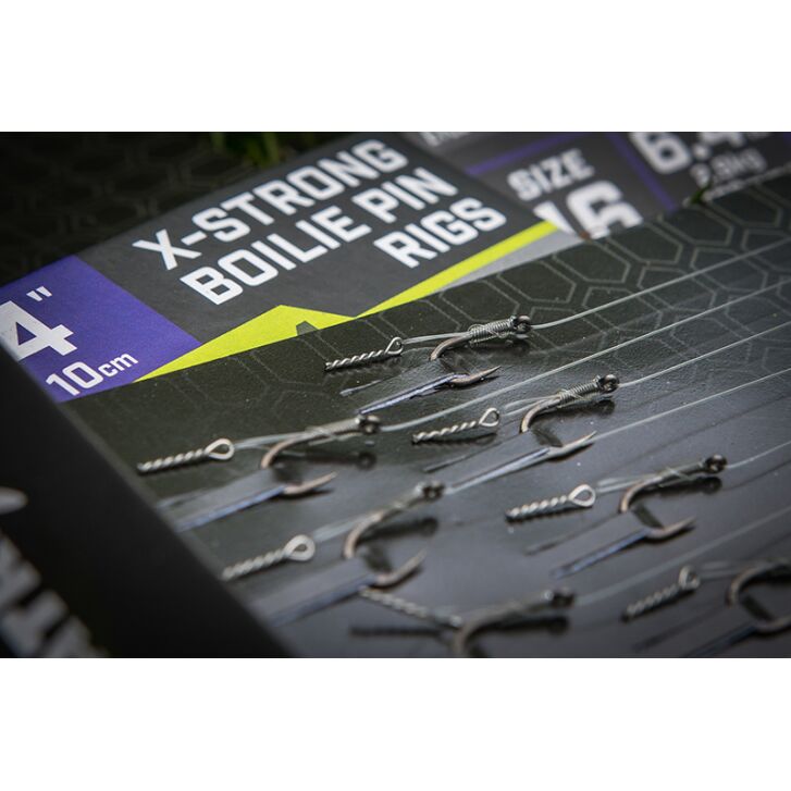 Matrix MXC-4 Size 12 Barbless / 0.23mm / 4" (10cm) / X-Strong Boilie Pin - 8pcs