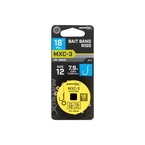 Matrix MXC-3 Size 12 Barbless / 0.20mm / 18" (45cm)...