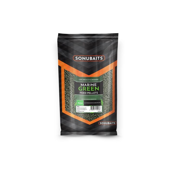 Sonubaits Marine Green Feed Pellets 4MM 900GR