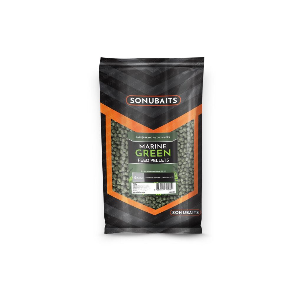 Sonubaits Marine Green Feed Pellets 8MM 900GR