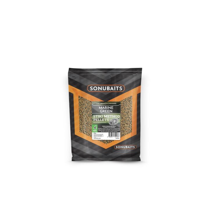Sonubaits Marine Green STIKI Method Pellets 4MM