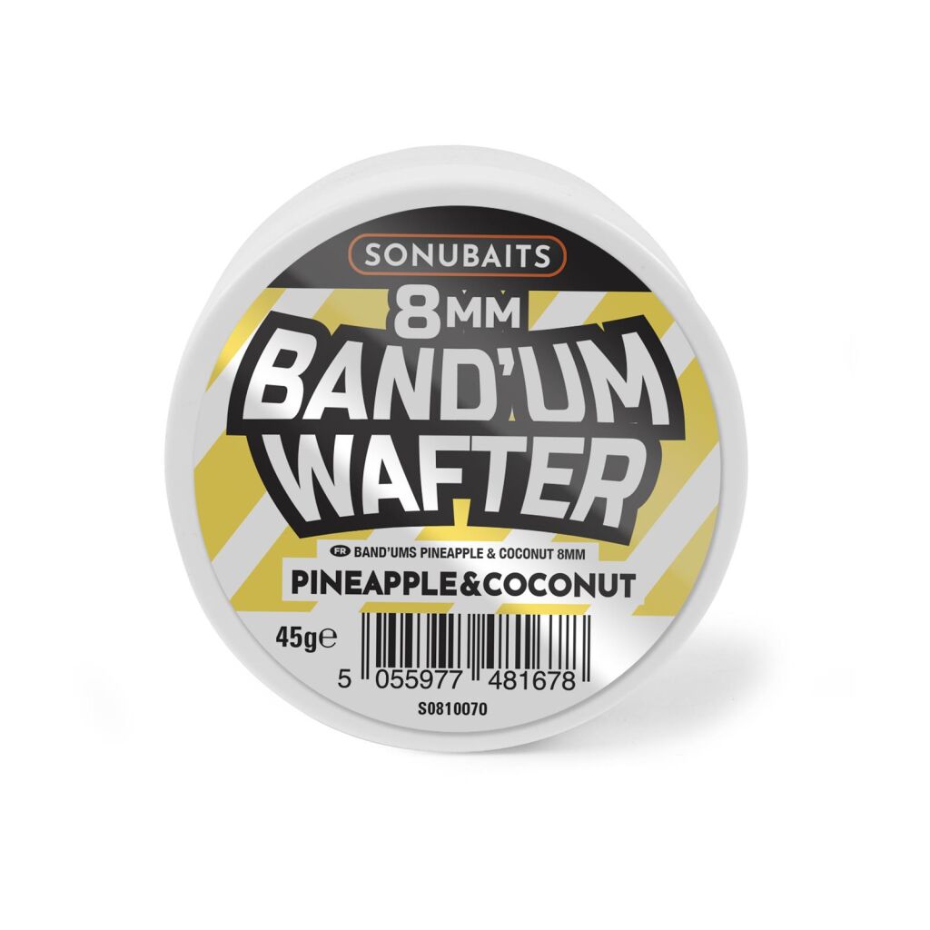 Sonubaits Bandum Wafters-P/APPLE & COCONUT 8MM | Feeder & Match Futter | Hook-Baits