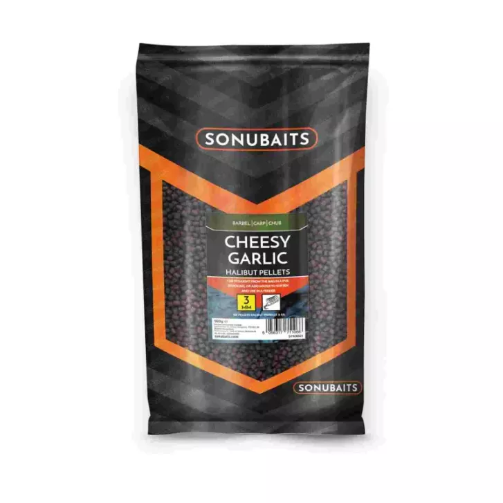 Sonubaits Cheesy GARLIC Halibut Pellets