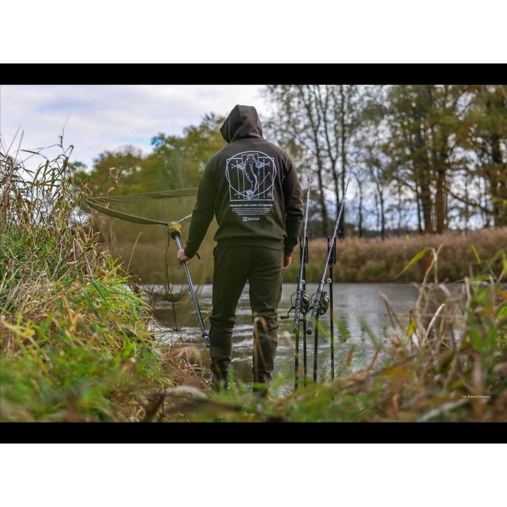 Sonik HOODY L BY THINK FISHY ART