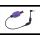 Fox Black Label Dumpy Halo Bobbin - PURPLE